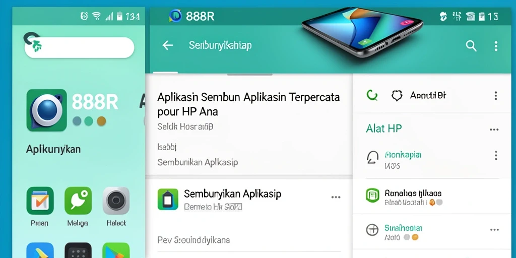 Tampilan antarmuka 888R yang sederhana dan mudah digunakan.