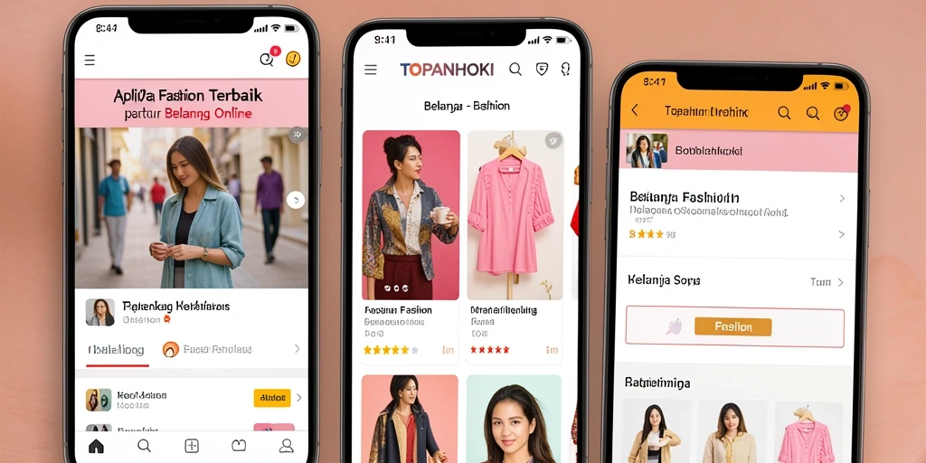 Antarmuka aplikasi TOPANHOKI yang stylish dan mudah digunakan.